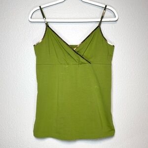 Vtg Merona Camisole Top Sequin VNeck